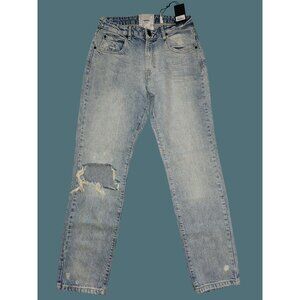 ONETEASPOON Jeans Women Size 28 High Waist Awesome Baggies Distressed New